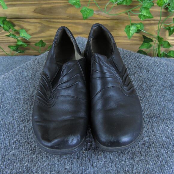 Abeo Women's Smart Clog Black Leather Sz 8.5 Medium Used 2025 - Picture 2 of 6